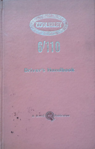 Wolseley 6/110 Mk. 2 Driver's Handbook