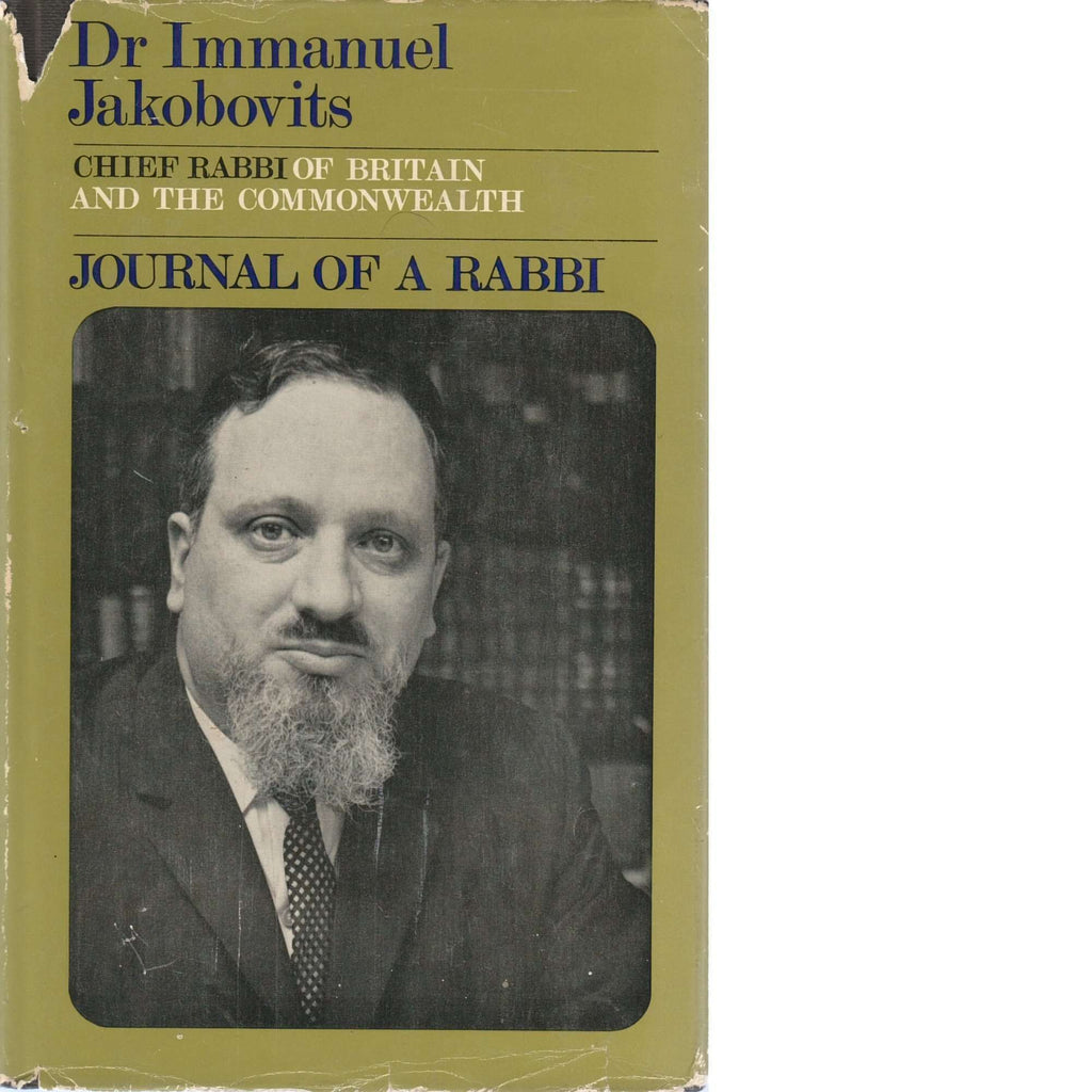 Bookdealers:Journal of a Rabbi