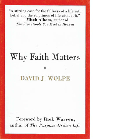 Why Faith Matters | David J. Wolpe