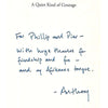 Bookdealers:A Quiet Kind of Courage (Inscribed by the Author) | Anthony Schneider