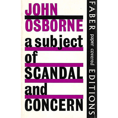 A Subject of Scandal and Concern | John Osborn