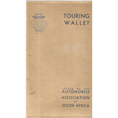 AA Appointed List Of Hotels, Garages, Service Garages and AA Agents and Amendment List (In Touring Wallet)