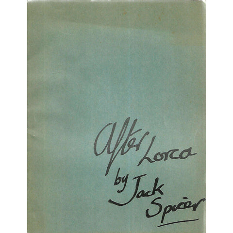 After Lorca | Jack Spicer