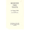 Bookdealers:Behind the Tests: The Story Behind the 1953 Test Matches | Norman Cutler