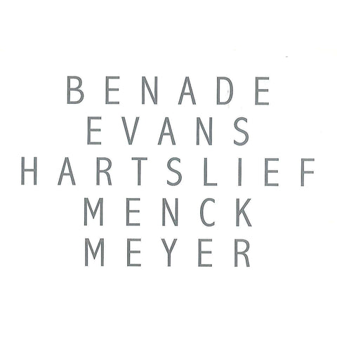 Benade, Evans, Hartslief, Menck, Meyer (Invitation to an Exhibition of their Work)