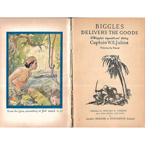 Biggles Delivers the Goods (First Edition, 1946, South African Edition) | Captain W. E. Johns