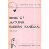 Bookdealers:Birds of Mataffin, Eastern Transvaal | D. G. Hall