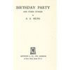 Bookdealers:Birthday Party, and Other Stories (First Edition, 1949) | A. A. Milne