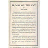 Bookdealers:Blood on the Cat (1st Edition 1946) | Nancy Rutledge