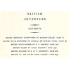 Bookdealers:British Adventure | W. J. Turner (Ed.)