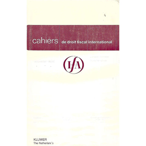 Cahiers de Droit Fiscal International (Vol. 76 B) 1991 Barcelona Congress
