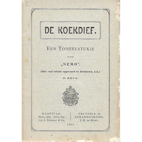 De Koekdief: Een Toneelstukje | "Nemo"