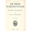 Bookdealers:De Prins Uit Het Huis van David | Prof. J. H. Ingraham