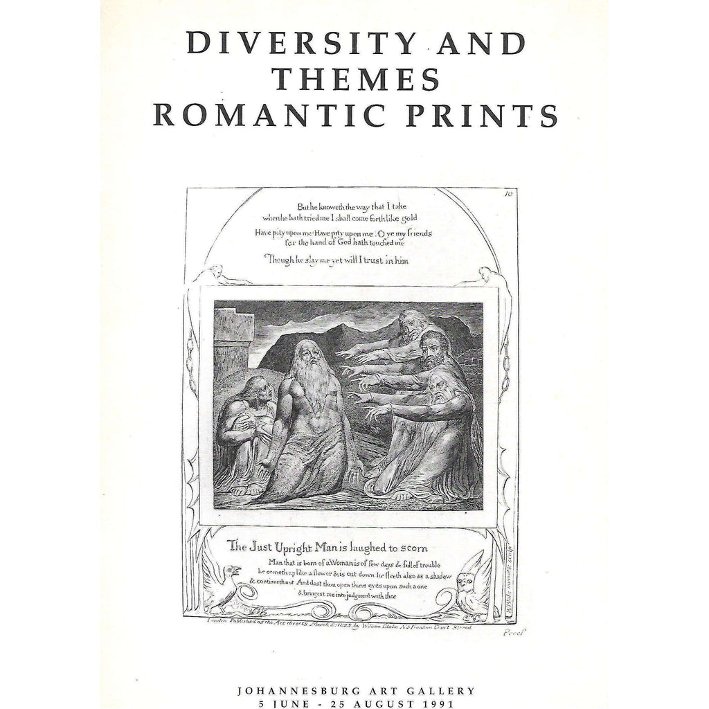 Bookdealers:Diversity and Themes: Romantic Prints (Catalogue, Johannesburg Art Gallery, 5 June - 25 August 1991)