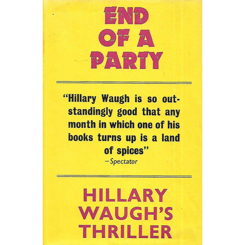 End of a Party (First Edition, 1965) | Hillary Waugh