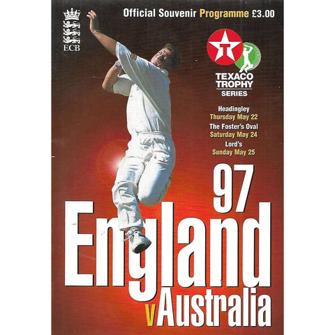 England v Australia 97 Texaco Trophy Series (Official Souvenir Programme)