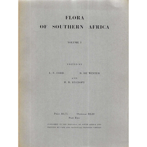 Flora of Southern Africa (Vol. 1) | L. E. Codd, et al. (Ed.)