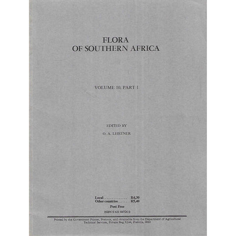 Flora of Southern Africa (Vol. 10, Part 1) | O. A. Leistner (Ed.)
