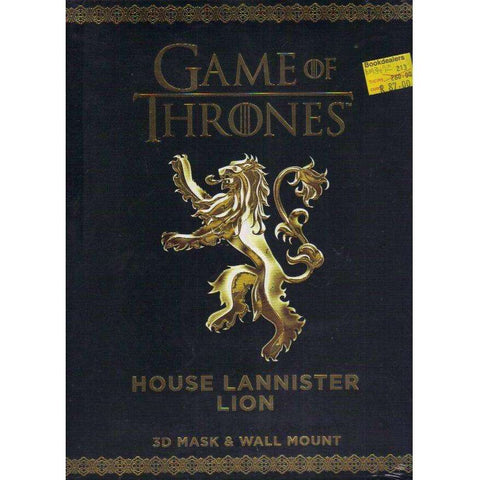 Game of Thrones. House Lannister Lion: 3D Mask & Wall Mount