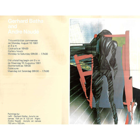 Gerhard Batha and Andre Naude (Invitation Card to an Exhibition of their Work)