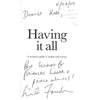 Bookdealers:Having it All: A Woman's Guide to Health and Success (Inscribed by Author) | Dr. Linda Friedland