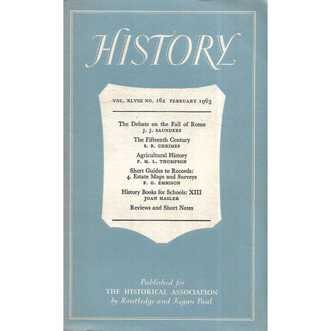History (Vol. XLVIII, No. 162, February 1963)