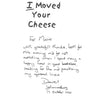 Bookdealers:I Moved Your Cheese (Inscribed by Author) | Darrel Bristow-Bovey