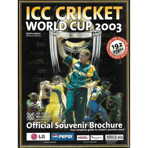 ICC Cricket World Cup 2003: Official Souvenir Brochure