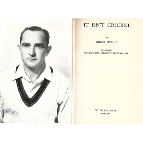 It Isn't Cricket | Sidney Barnes
