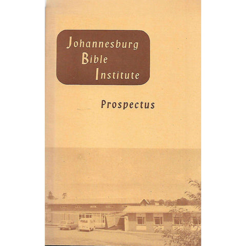 Johannesburg Bible Institute Prospectus