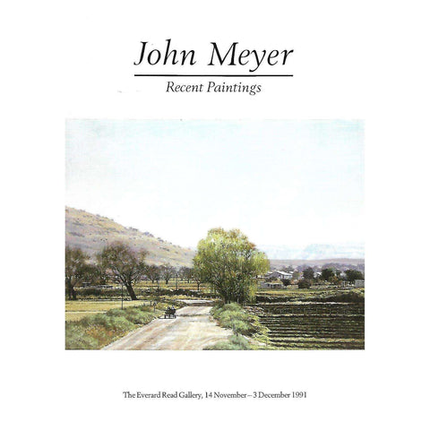 John Meyer: Recent Paintings (Invitation to the Exhibition)