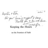 Bookdealers:Keeping the Hours (Inscribed by Author) | Evelyn Cresswell