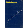 Bookdealers:Letters to Nicholas Ross (First Edition) | John Cowper Powys
