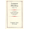 Bookdealers:Longman's Miscellany (Number Two)