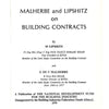 Bookdealers:Malherbe and Lipshitz on Building Contracts | M. Lipschitz & G. de C. Malherbe