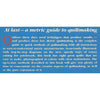 Bookdealers:Metric Quiltmaking | Margaret Rolfe, et al.
