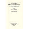 Bookdealers:Modern French Stories | John Lehmann (Ed.)