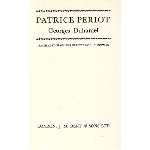Patrice Periot | Georges Duhamel
