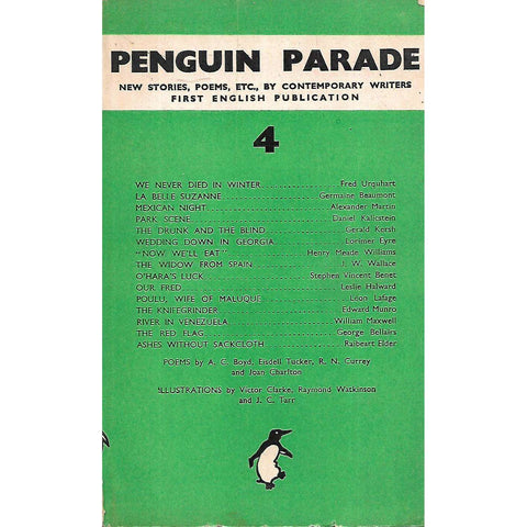 Penguin Parade No. 4 (New Stories, Poems, Etc. by Contemporary Writers)