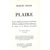 Bookdealers:Plaire (French) | Marcel Rouet