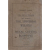 Bookdealers:Pocket Book of Instructions for Working The Universal Welding and Metal Cutting Blowpipes