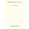 Bookdealers:Poems with Flute (Signed by Author) | Lewis Sowden