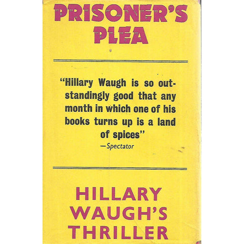 Prisoner's Plea (First Edition, 1964) | Hillary Waugh