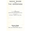 Bookdealers:Radio Waves and the Ionsphere | T. W. Bennington