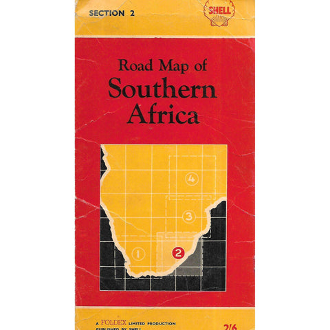 Road Map of Southern Africa (Section 2, East Coast of South Africa)