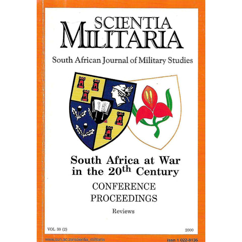 Scientiae Militaria: South African Journal of Military Studies (Vol. 30, No. 2, 2000)