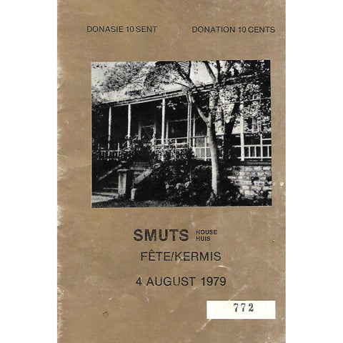 Smuts House Fete/Smuts Huis Kermis 4 August 1979 (Programme)