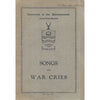 Bookdealers:Songs and War Cries (Published by Witwatersrand University Press)