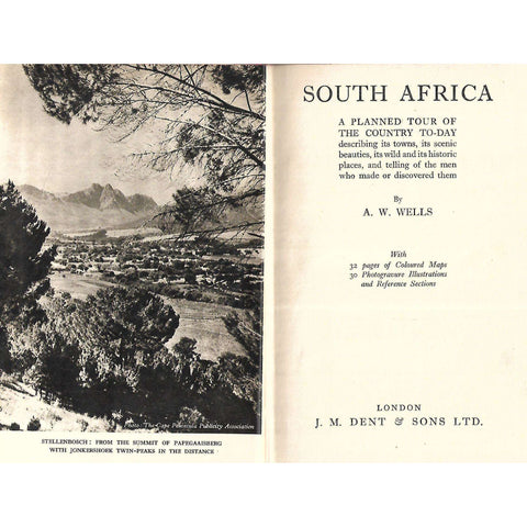 South Africa: A Planned Tour of the Country To-Day | A. W. Wells