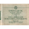 Bookdealers:Springbok Sigaret-Album/Springbok Cigarette Album (52 Cards of South African Sports & Pastimes)